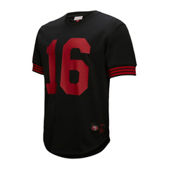Joe Montana San Francisco 49ers Retired Player Name & Number Mesh Top - Black outlet