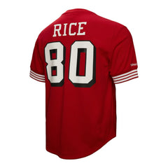 Jerry Rice San Francisco 49ers Retired Player Name & Number Mesh Top - Scarlet cheap