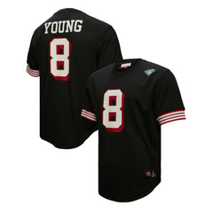 Steve Young San Francisco 49ers Retired Player Name & Number Mesh Top - Black discount