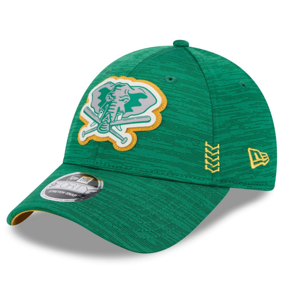 Athletics 2024 Clubhouse 9FORTY Adjustable Hat - Green | New Era