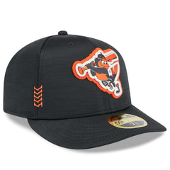 Baltimore Orioles 2024 Clubhouse Low Profile 59FIFTY Fitted Hat - Black | New Era