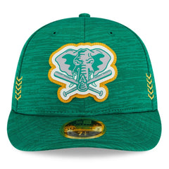 Athletics 2024 Clubhouse Low Profile 59FIFTY Fitted Hat - Green | New Era
