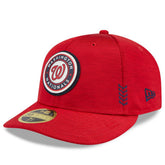 Washington Nationals 2024 Clubhouse Low Profile 59FIFTY Fitted Hat - Red | New Era