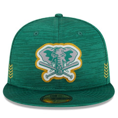Athletics 2024 Clubhouse 59FIFTY Fitted Hat - Green | New Era
