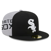 Chicago White Sox Gameday Sideswipe 59FIFTY Fitted Hat - Black/Gray | New Era