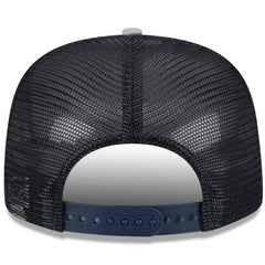 New York Yankees Team Foam Front A-Frame Trucker 9FIFTY Snapback Hat - White/Gray | New Era