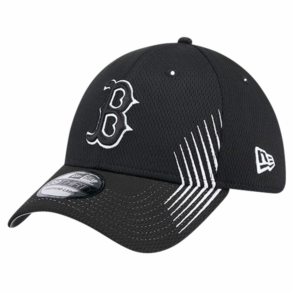 Boston Red Sox Active Dash Mark 39THIRTY Flex Hat - Black | New Era
