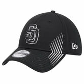 San Diego Padres Active Dash Mark 39THIRTY Flex Hat - Black | New Era