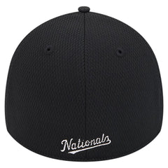 Washington Nationals Active Dash Mark 39THIRTY Flex Hat - Black | New Era