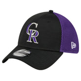 Colorado Rockies Neo 39THIRTY Flex Hat - Black | New Era