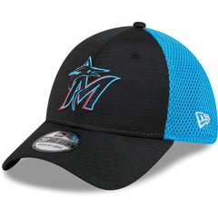Miami Marlins Neo 39THIRTY Flex Hat - Black | New Era