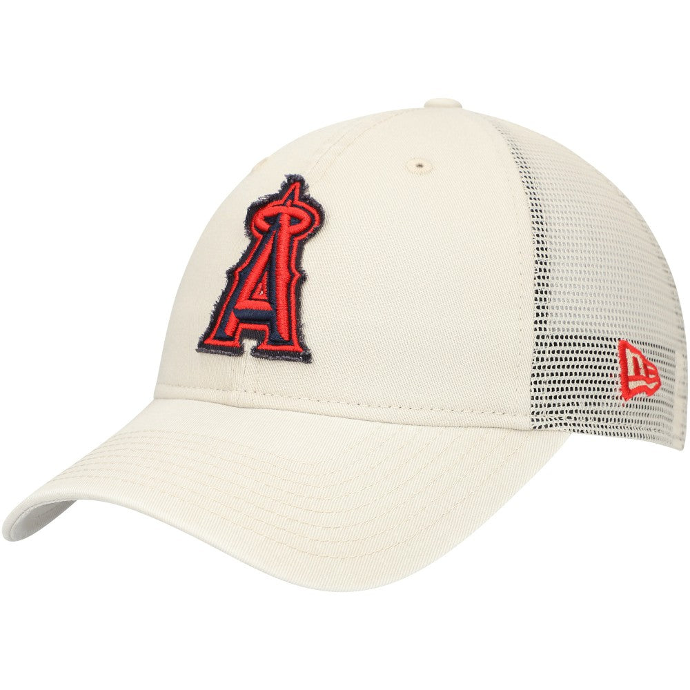 Los Angeles Angels Game Day 9TWENTY Adjustable Trucker Hat - Stone | New Era