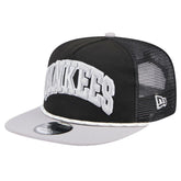 New York Yankees Throwback Meshback Golfer Hat - Black | New Era