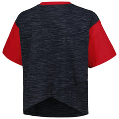 USWNT 5th & Ocean by New Era Women's Athletic Cross Back Cropped T-Shirt - Navy | New Era shop