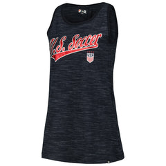 USWNT 5th & Ocean by New Era Women's Athletic Cross Back Tank Top - Navy | New Era online