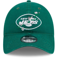 New York Jets New Era Women's Game Day Flower 9TWENTY Adjustable Hat - Green on sale