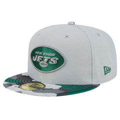 New York Jets New Era Active Camo 59FIFTY Fitted Hat - Gray for sale