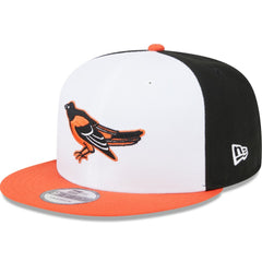 Baltimore Orioles 2024 Batting Practice 9FIFTY Snapback Hat - White | New Era