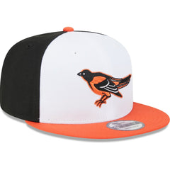 Baltimore Orioles 2024 Batting Practice 9FIFTY Snapback Hat - White | New Era