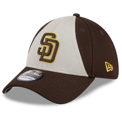 San Diego Padres 2025 Batting Practice 39THIRTY Flex Hat - Brown | New Era