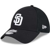 San Diego Padres Neo 39THIRTY Flex Hat - Black/White | New Era