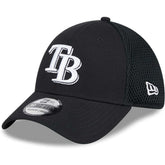 Tampa Bay Rays Neo 39THIRTY Flex Hat - Black/White | New Era