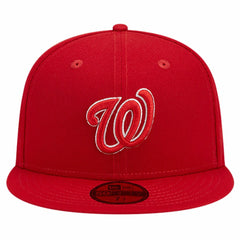 Washington Nationals Logo 59FIFTY Fitted Hat - Red | New Era