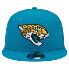 Jacksonville Jaguars New Era Main Trucker 9FIFTY Snapback Hat - Teal online