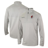 Portland Trail Blazers Omni-Wick Rockin' It Quarter-Zip Pullover Top - Heather Gray | Columbia shop