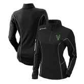 Milwaukee Bucks Women's Omni-Wick Shotgun Quarter-Zip Pullover Top - Black | Columbia shop