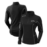 San Antonio Spurs Women's Omni-Wick Shotgun Quarter-Zip Pullover Top - Black | Columbia for sale