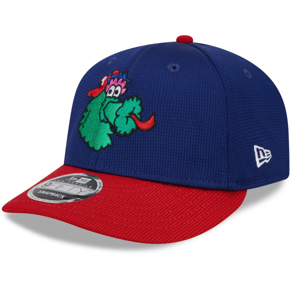 Philadelphia Phillies 2025 Batting Practice Low Profile 9FIFTY Snapback Hat - Navy | New Era