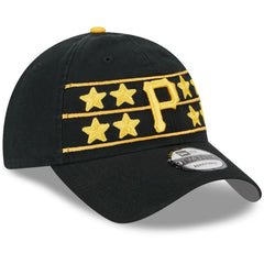Pittsburgh Pirates Youth 2025 Batting Practice 9TWENTY Adjustable Hat - Black | New Era