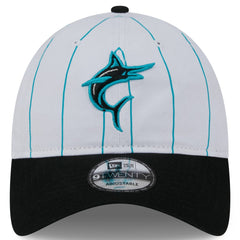 Miami Marlins 2025 Batting Practice 9TWENTY Adjustable Hat - White | New Era