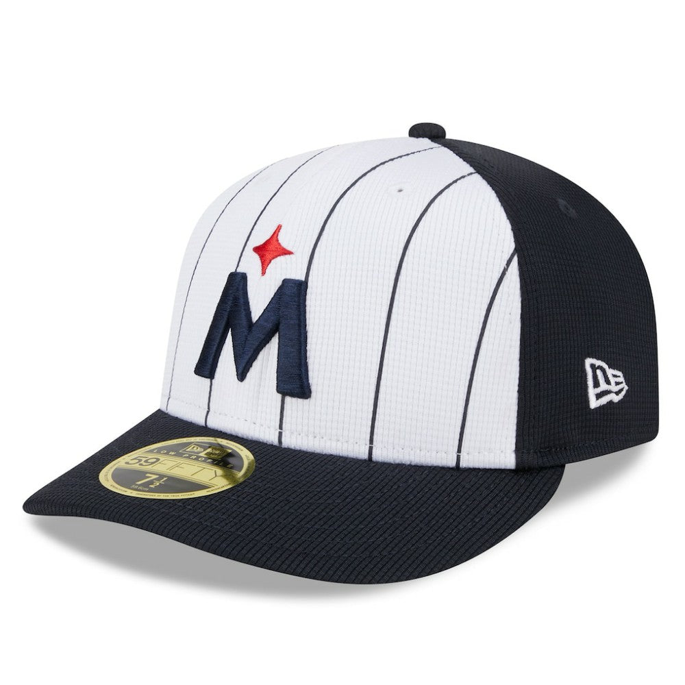 Minnesota Twins 2025 Batting Practice Low Profile 59FIFTY Fitted Hat - White | New Era
