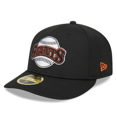 San Francisco Giants 2025 Batting Practice Low Profile 59FIFTY Fitted Hat - Black | New Era