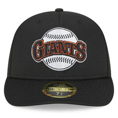 San Francisco Giants 2025 Batting Practice Low Profile 59FIFTY Fitted Hat - Black | New Era