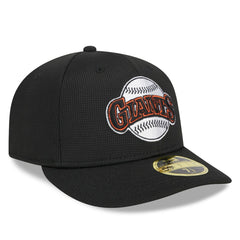 San Francisco Giants 2025 Batting Practice Low Profile 59FIFTY Fitted Hat - Black | New Era