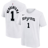 Victor Wembanyama San Antonio Spurs Youth Name & Number Association T-Shirt - White | Nike shop