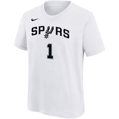 Victor Wembanyama San Antonio Spurs Youth Name & Number Association T-Shirt - White | Nike shop