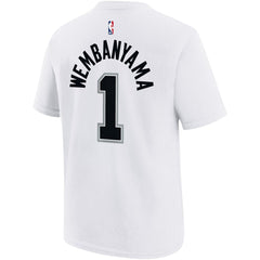 Victor Wembanyama San Antonio Spurs Youth Name & Number Association T-Shirt - White | Nike shop
