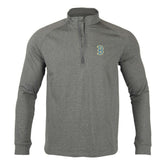 Boston Red Sox Levelwear City Connect Calibre Insignia Core Quarter-Zip Pullover Top - Heather Charcoal