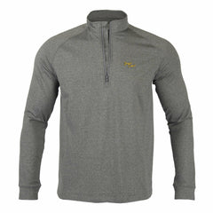 Milwaukee Brewers Levelwear City Connect Calibre Insignia Core Quarter-Zip Pullover Top - Heather Charcoal