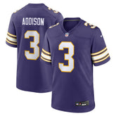 Jordan Addison Minnesota Vikings Alternate Game Jersey - Purple | Nike for sale