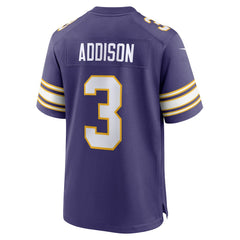 Jordan Addison Minnesota Vikings Alternate Game Jersey - Purple | Nike for sale