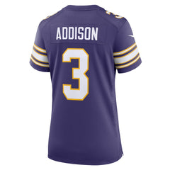 Jordan Addison Minnesota Vikings Women's Alternate Game Jersey - Purple | Nike cheap