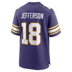 Justin Jefferson Minnesota Vikings Classic Player Game Jersey - Purple | Nike outlet