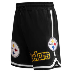 Pittsburgh Steelers Pro Standard Classic Chenille Shorts - Black outlet