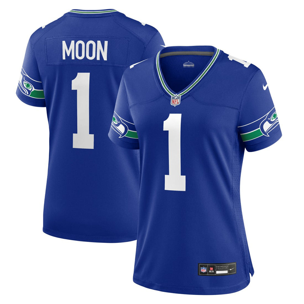 Warren Moon Seattle Seahawks Women's Throwback Retired Player Game Jersey - Royal | Nike sale