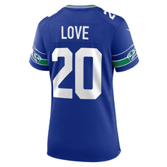 Julian Love Seattle Seahawks Women's Throwback Player Game Jersey - Royal | Nike discount